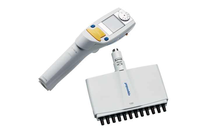 Eppendorf 12-Channel Pipette, 5–100 µL, Laboratory-Grade Precision
