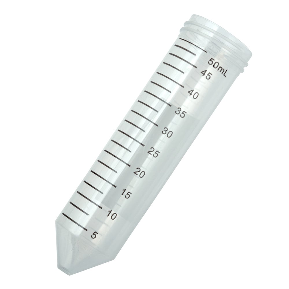 CELLTREAT 50 mL Centrifuge Tube, TUBE ONLY, Bulk Pack, Non-Sterile, 16, 000 x g, 500 per Case