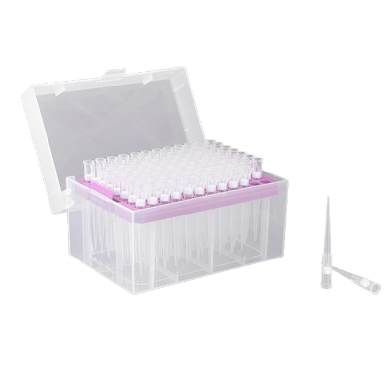 Labcon 10uL Tips - Racked Sterile 96 tips/rack 1152 tips/pack, 10 packs/case. (SOLD IN CASE QTY)