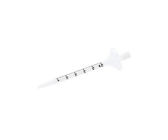 Nichiryo 0.5mL syringe pipette tip for Nichimate dispenser, 100 tips/pack