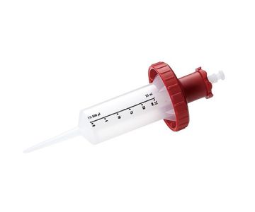 Nichiryo 25mL syringe pipette tip for Nichimate dispenser, 50 tips/pack