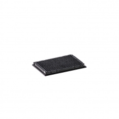 Simport Scientific Opaque Skirt. 384 Wells Plates, Pp Black 100 Pc/cs