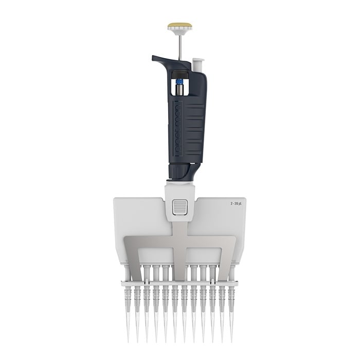 Gilson - 12-channel Air-Displacement Micropipette - P12-20R  (Certified Refurbished)