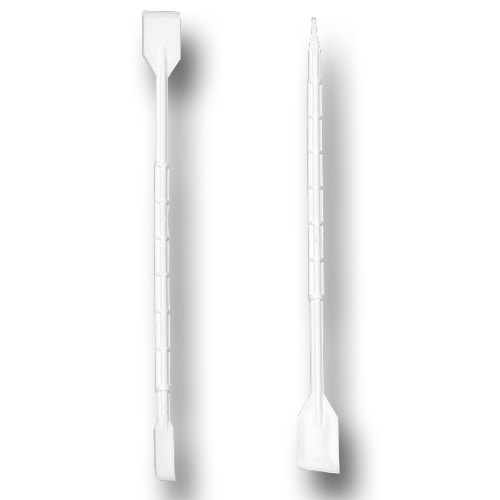 CELLTREAT Double End Cell Lifter, Flat Blade & J-Hook, Sterile, 100 per Case